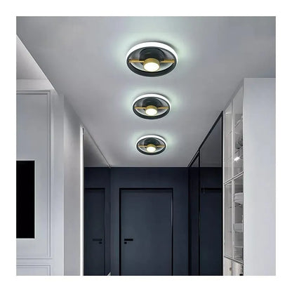 Lustra LED  KEIKO 46W, lumina Rece/Calda/Neutra, Negru