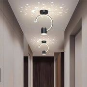 Lustra LED KENYA 34W, lumina Rece/Calda/Neutra, Negru