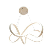 Lustra LED suspendata cu telecomanda INFINITY HALO 69W,  lumina Rece/Calda/Neutra, Dimabila, Alb, Inaltime Reglabila