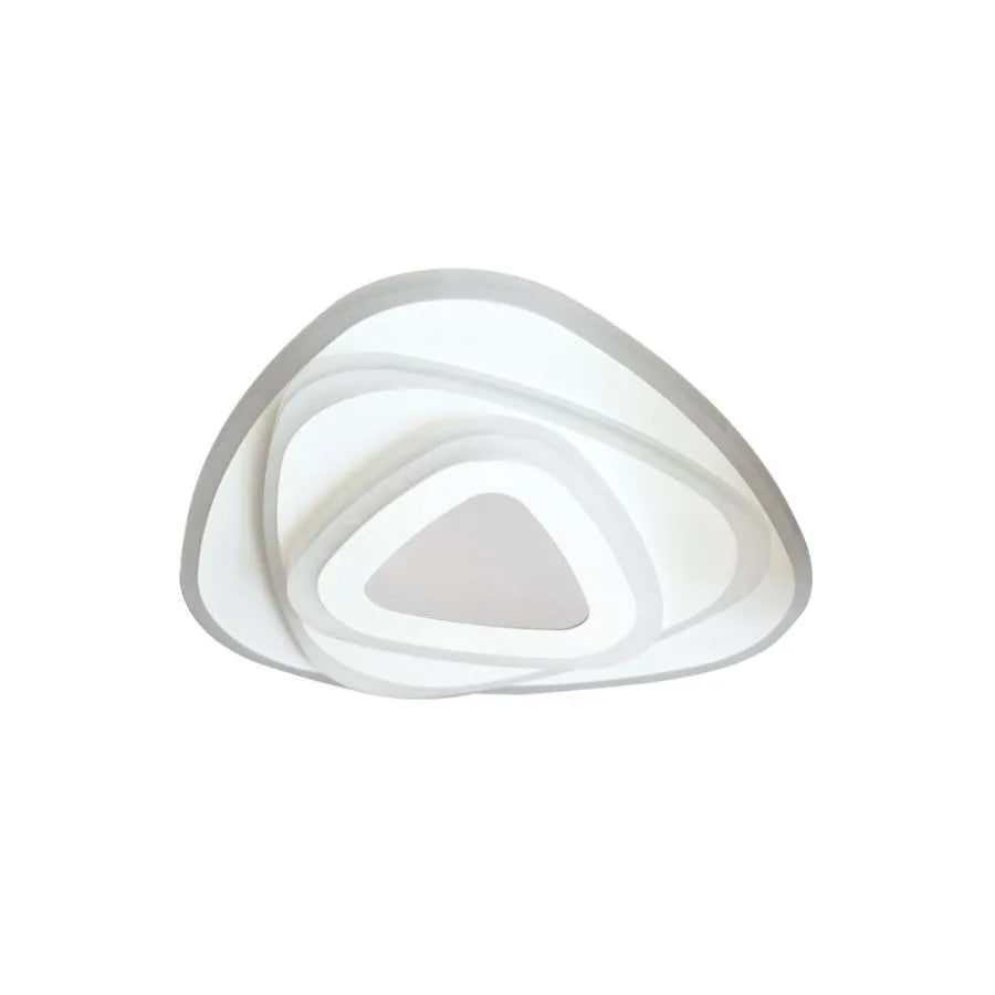 Lustra LED NEXA Triunghi 3D 40W, Alb, Lumina Rece/Calda/Neutra
