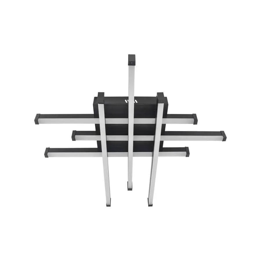 Lustra LED cu telecomanda MORA 120W, 6 Elemente, Liniara, lumina Rece/Calda/Neutra, Dimabila, Negru
