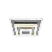 Lustra LED MEDEEA 24W, Diametru 26cm, Patrata, lumina Rece/Calda/Neutra, Alb