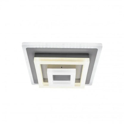 Lustra LED MEDEEA 24W, Diametru 26cm, Patrata, lumina Rece/Calda/Neutra, Alb