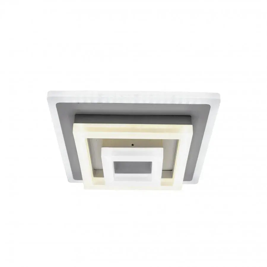 Lustra LED MEDEEA 24W, Diametru 26cm, Patrata, lumina Rece/Calda/Neutra, Alb
