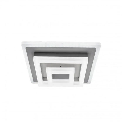 Lustra LED MEDEEA 24W, Diametru 26cm, Patrata, lumina Rece/Calda/Neutra, Alb