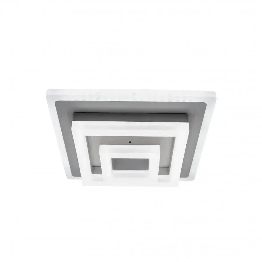 Lustra LED MEDEEA 24W, Diametru 26cm, Patrata, lumina Rece/Calda/Neutra, Alb
