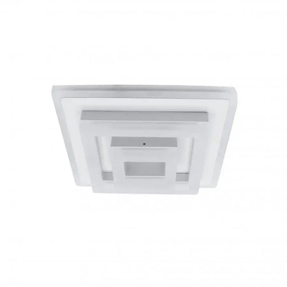 Lustra LED MEDEEA 24W, Diametru 26cm, Patrata, lumina Rece/Calda/Neutra, Alb