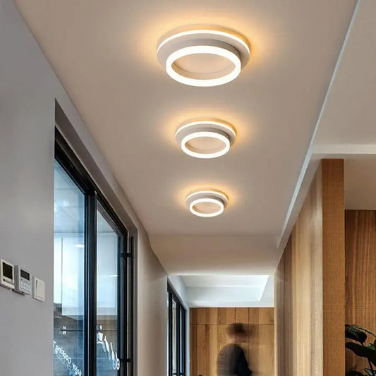 Lustra LED MODERNA 25W, Diametru 20cm, Rotunda, lumina Rece/Calda/Neutra, Alb