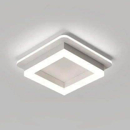 Lustra LED MODERNA 26W, Dimensiune 19.5x19.5, Patrata, lumina Rece/Calda/Neutra, Alb