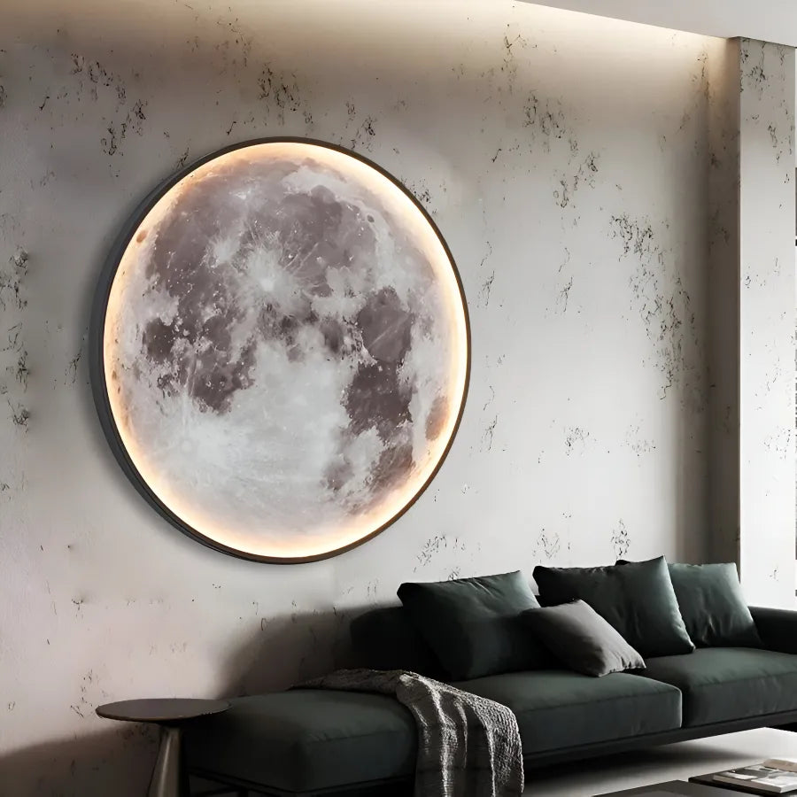 Aplica LED Decorativa Luna 54W Diametru 80CM Lumina Calda Neutra Rece 3000/4000/6000K