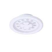 Lustra LED TRIFOI RGB ROZA 24W, lumina Rece/Calda/Neutra, Alb