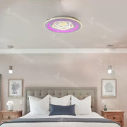 Lustra LED cu telecomanda MEIRA RGB, 180W,  lumina Rece/Calda/Neutra, Dimabila, Alb