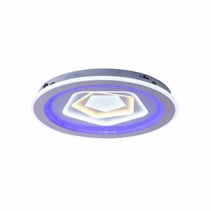 Lustra LED cu telecomanda MEIRA RGB, 180W,  lumina Rece/Calda/Neutra, Dimabila, Alb
