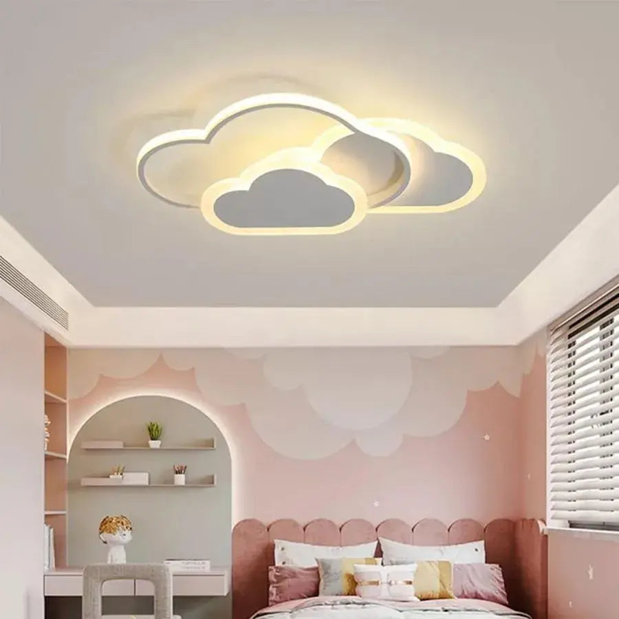 Lustra LED RIOKO 48W, 3 Nori, lumina Rece/Calda/Neutra, Dimabila, Alb
