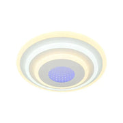 Lustra LED NIVARA 3D 20W, Diametru 30cm, lumina Rece/Calda/Neutra, Alb