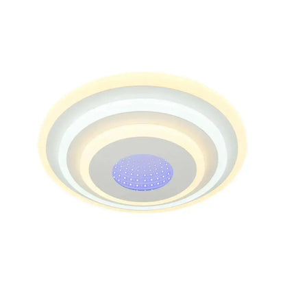 Lustra LED NIVARA 3D 20W, Diametru 30cm, lumina Rece/Calda/Neutra, Alb