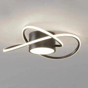 Lustra LED MIMA 30W, lumina Rece/Calda/Neutra, Negru