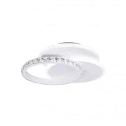 Lustra LED cu cristal SOFIA 24W, lumina Rece/Calda/Neutra, Alb
