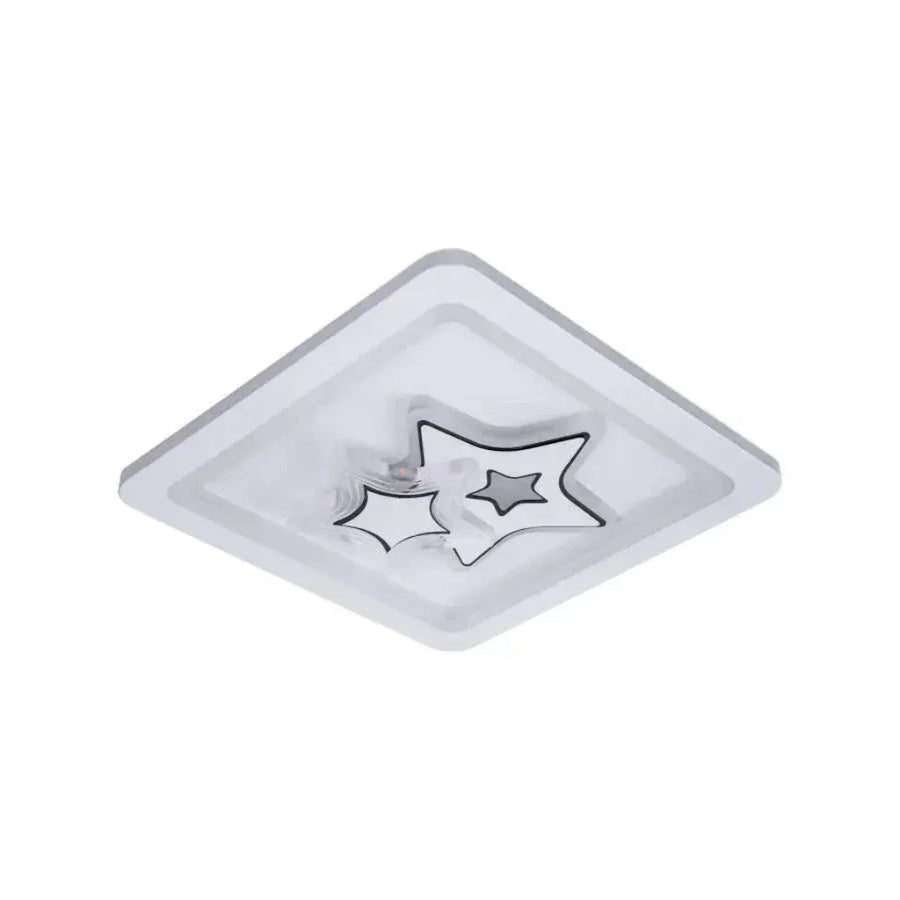 Lustra LED KATHLEEN RGB 15W, lumina Calda/Neutra, Alb