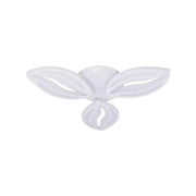 Lustra LED cu telecomanda ORCHID 40W, 3 Petale, lumina Rece/Calda/Neutra, Dimabila, Alb