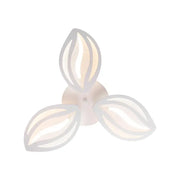 Lustra LED cu telecomanda ORCHID 40W, 3 Petale, lumina Rece/Calda/Neutra, Dimabila, Alb