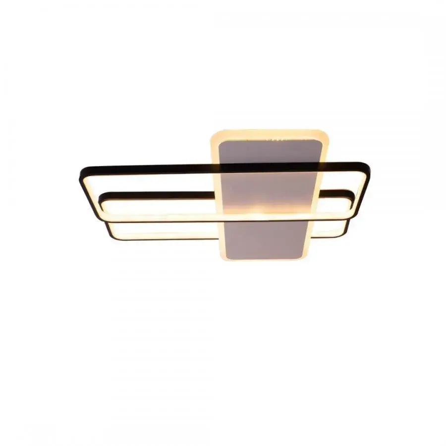 Lustra LED cu telecomanda ARIANNA 75W, 3 Elemente, lumina Rece/Calda/Neutra, Dimabila, Negru