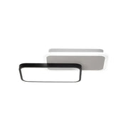 Lustra LED cu telecomanda CAROLINA 50W, 2 Elemente, lumina Rece/Calda/Neutra, Dimabila, Negru