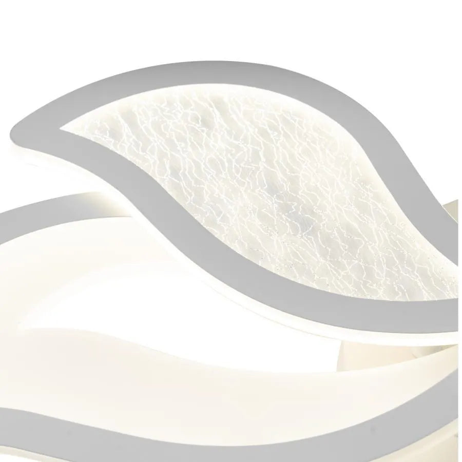 Lustra LED cu telecomanda KYLEN 144W, 6 Elemente, lumina Rece/Calda/Neutra, Dimabila, Alb