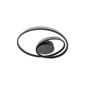 Lustra LED cu telecomanda VECTOR ARCADIA 56W, lumina Rece/Calda/Neutra, Dimabila, Negru