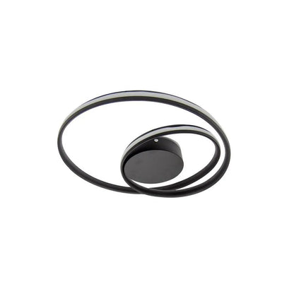 Lustra LED cu telecomanda VECTOR ARCADIA 56W, lumina Rece/Calda/Neutra, Dimabila, Negru