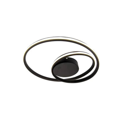 Lustra LED cu telecomanda VECTOR ARCADIA 56W, lumina Rece/Calda/Neutra, Dimabila, Negru