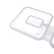 Lustra LED cu telecomanda  FELIX 87W, 3 Patrate, lumina Rece/Calda/Neutra, Dimabila, Alb