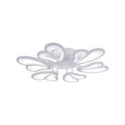Lustra LED cu telecomanda BLOSSOM 78W, 6 Petale, Diametru 60cm,  lumina Rece/Calda/Neutra, Dimabila, Alb
