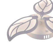 Lustra LED cu telecomanda LAURICE 33.6W, 3 Petale, lumina Rece/Calda/Neutra, Dimabila, Alb