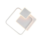 Lustra LED cu telecomanda ANEMONA 75W, 3 Patrate, lumina Rece/Calda/Neutra, Dimabila, Alb