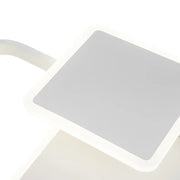 Lustra LED cu telecomanda ANEMONA 75W, 3 Patrate, lumina Rece/Calda/Neutra, Dimabila, Alb
