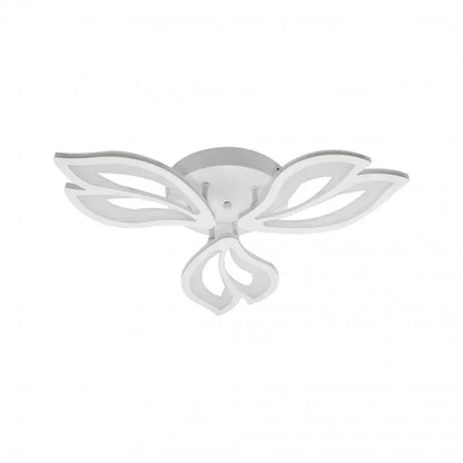 Lustra LED cu telecomanda LILY 40W, 3 Elemente, lumina Rece/Calda/Neutra, Dimabila, Alb