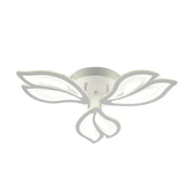 Lustra LED cu telecomanda LILY 40W, 3 Elemente, lumina Rece/Calda/Neutra, Dimabila, Alb