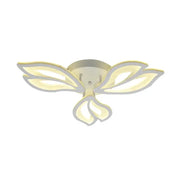 Lustra LED cu telecomanda LILY 40W, 3 Elemente, lumina Rece/Calda/Neutra, Dimabila, Alb
