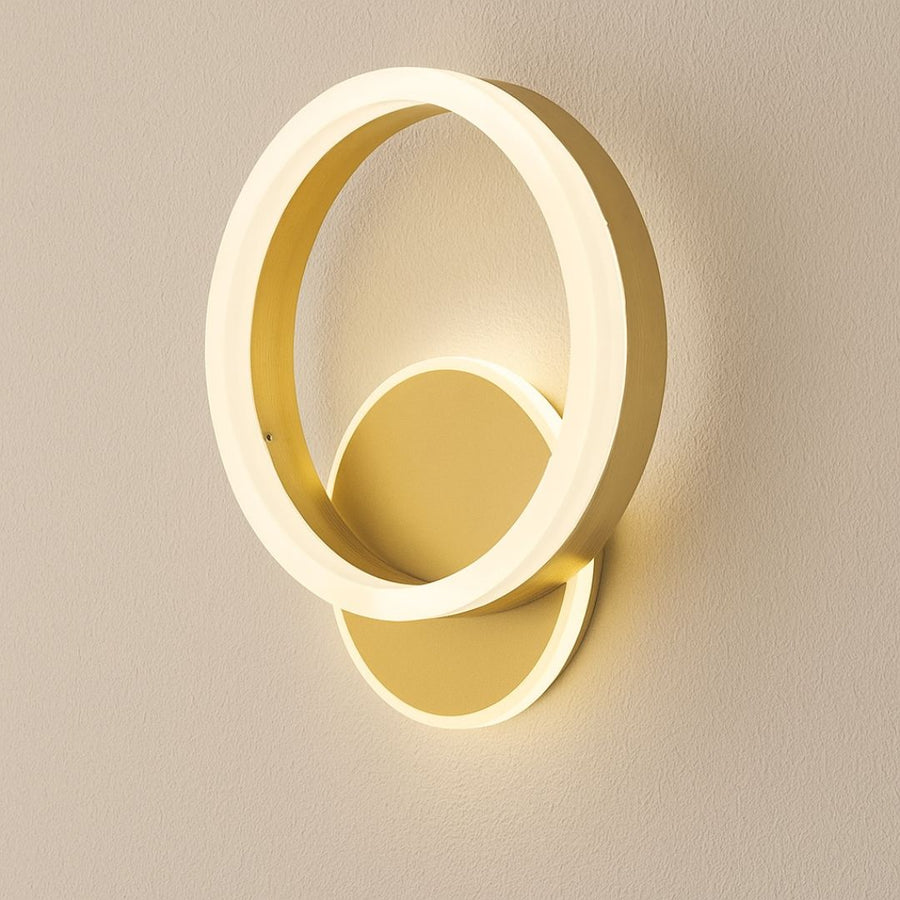 Aplica LED Dario, 33W, Lumina Rece/Calda/Neutra, Auriu