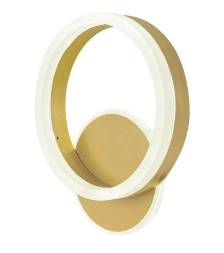 Aplica LED Dario, 33W, Lumina Rece/Calda/Neutra, Auriu