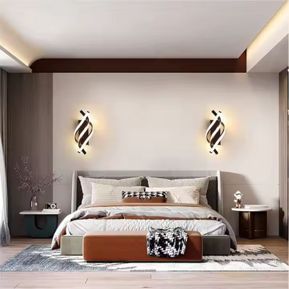 Aplica LED Reid 13W, Lumina Rece/Calda/Neutra, Negru