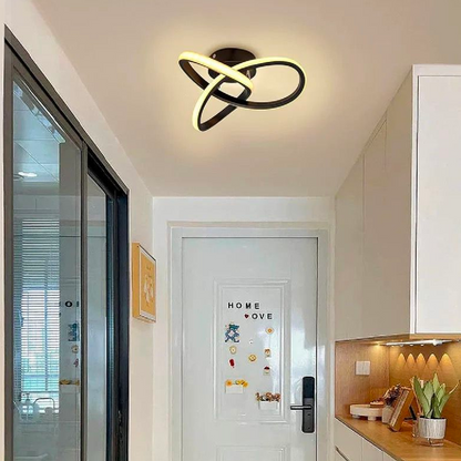 Lustra LED VERTEX Infinitum 13W, Lumina Rece/Calda/Neutra, Negru
