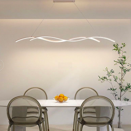 Lustra LED cu telecomanda VEYRA, 27W, lumina Rece/Calda/Neutra, Dimabila, Alb