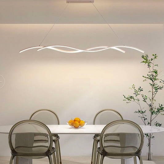 Lustra LED cu telecomanda VEYRA, 27W, lumina Rece/Calda/Neutra, Dimabila, Alb