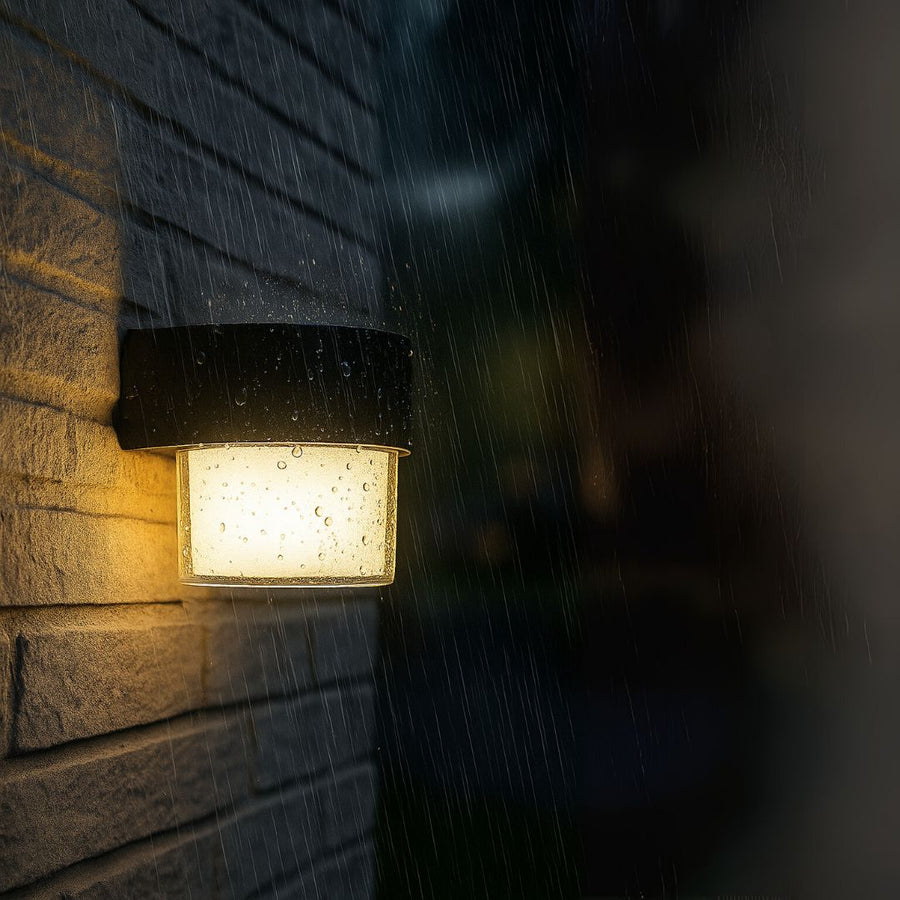 Aplica LED Exterior MIRA, 1 Sursa de lumina, Lumina Calda, Negru