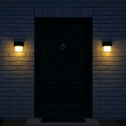 Aplica LED Exterior MIRA, 1 Sursa de lumina, Lumina Calda, Negru