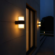 Aplica LED Exterior MIRA, 2 Surse de lumina, Lumina Calda, Negru