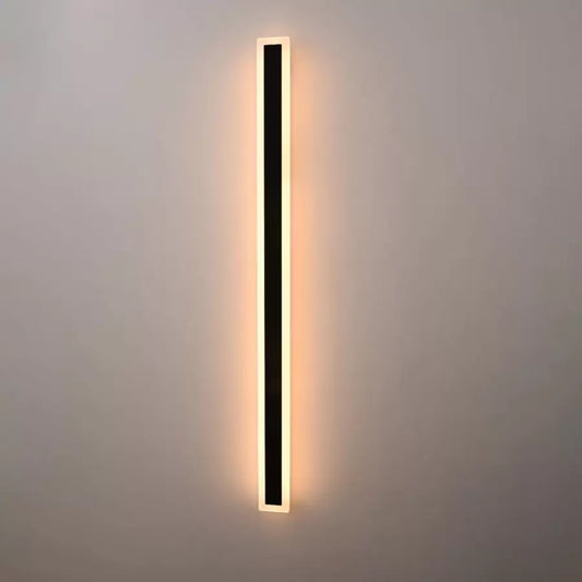 Aplica LED de Exterior Mack, Lungime 120cm, 16W, IP65, Metal, Liniar, Negru