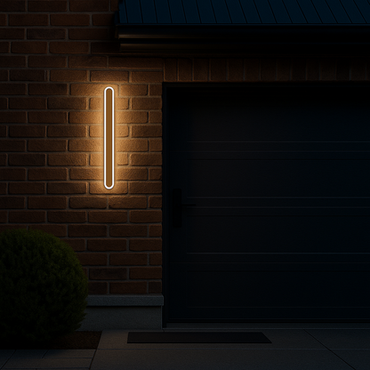 Aplica LED de Exterior SUHA, Lungime 50cm, 6W, IP65, Metal, Liniar, Alb